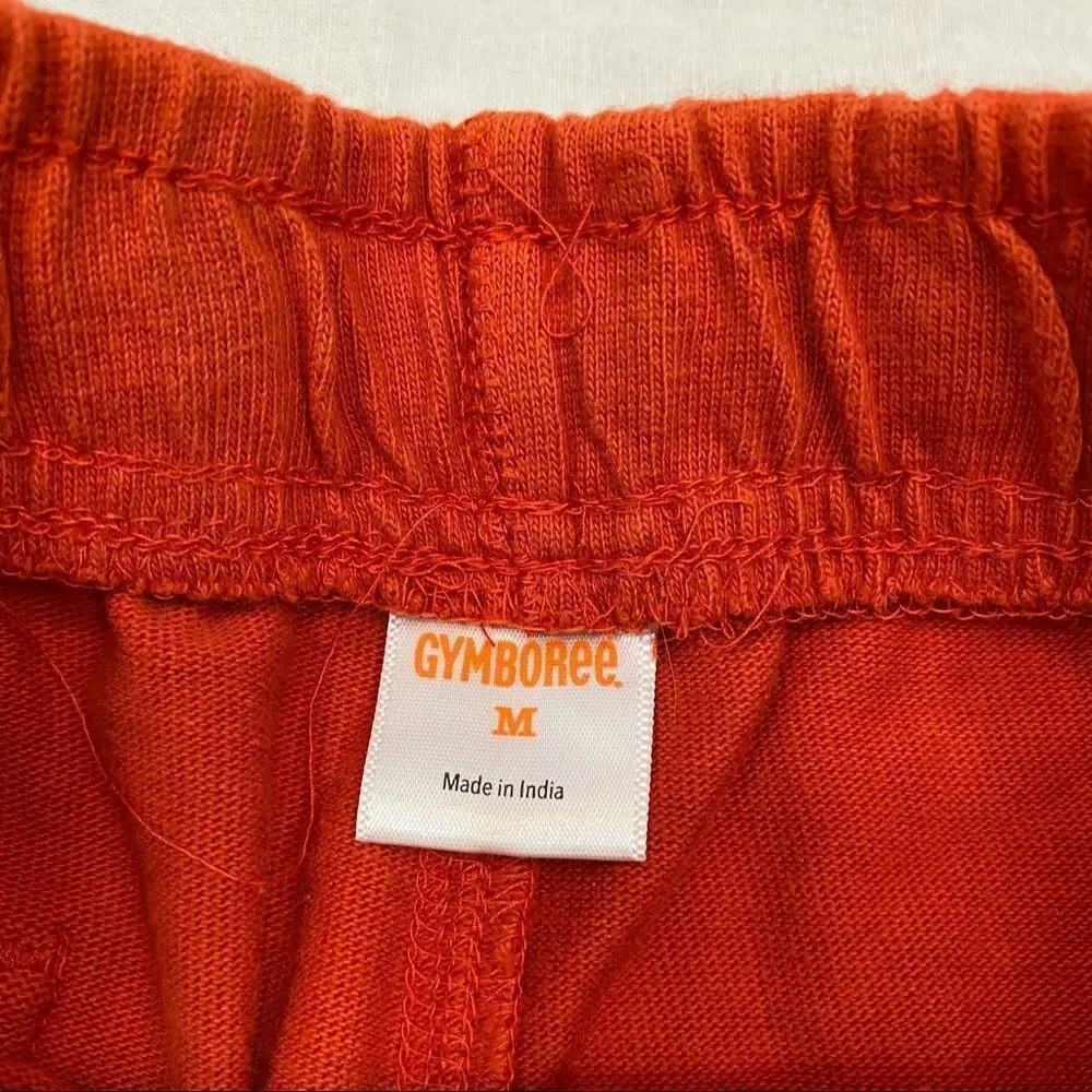 Boys full Zip‎ Hoodie and Orange Gymboree Short Both Size Medium